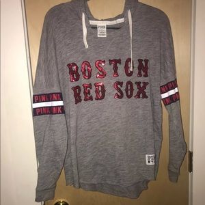 VS PINK Red Sox Hoodie